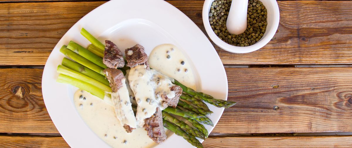 Omáčka se zeleným pepřem