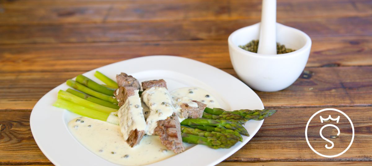 Omáčka se zeleným pepřem