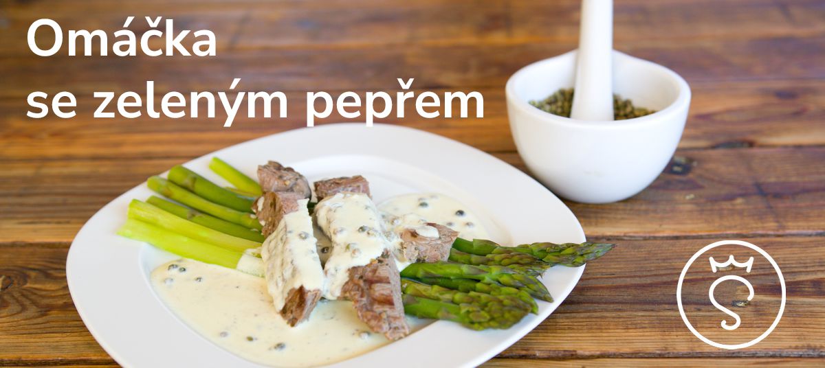 Omáčka se zeleným pepřem