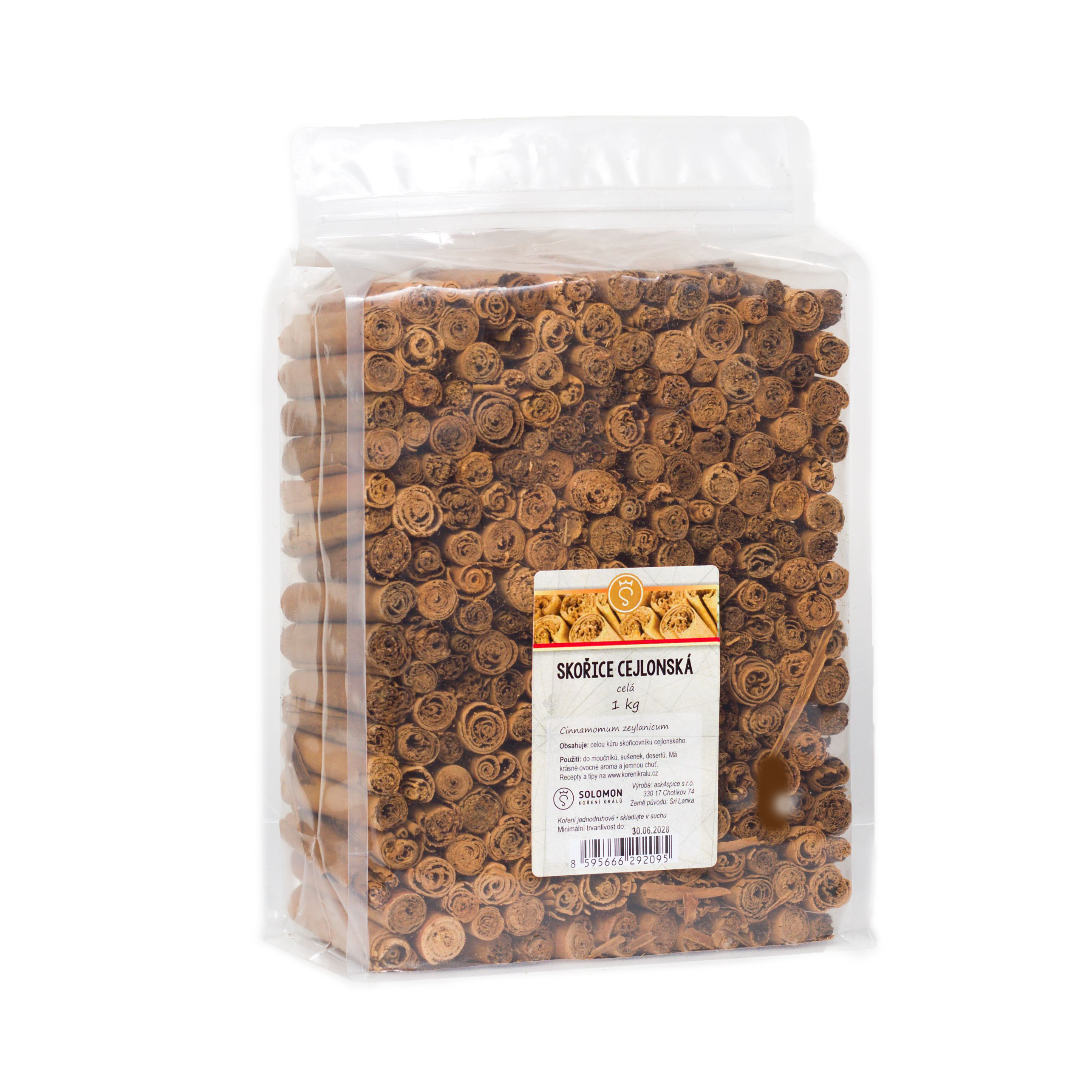 Skořice cejlonská celá 1 kg