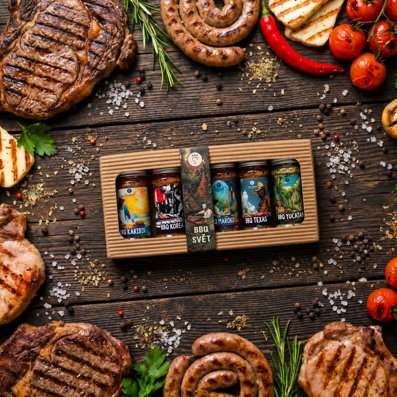 Dárková sada koření BBQ Svět