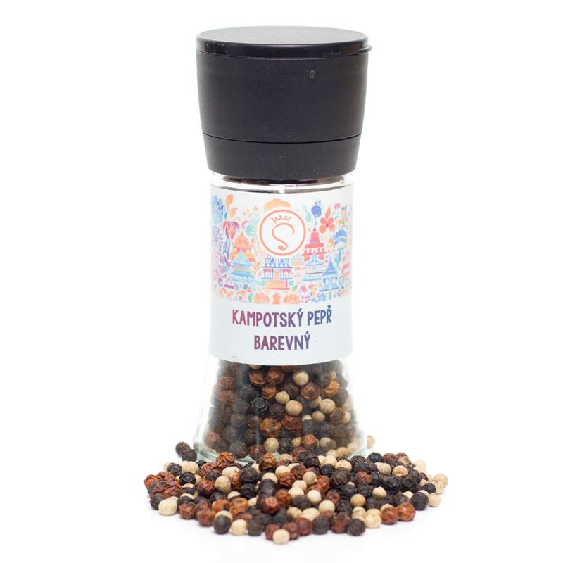 Kampotský pepř barevný