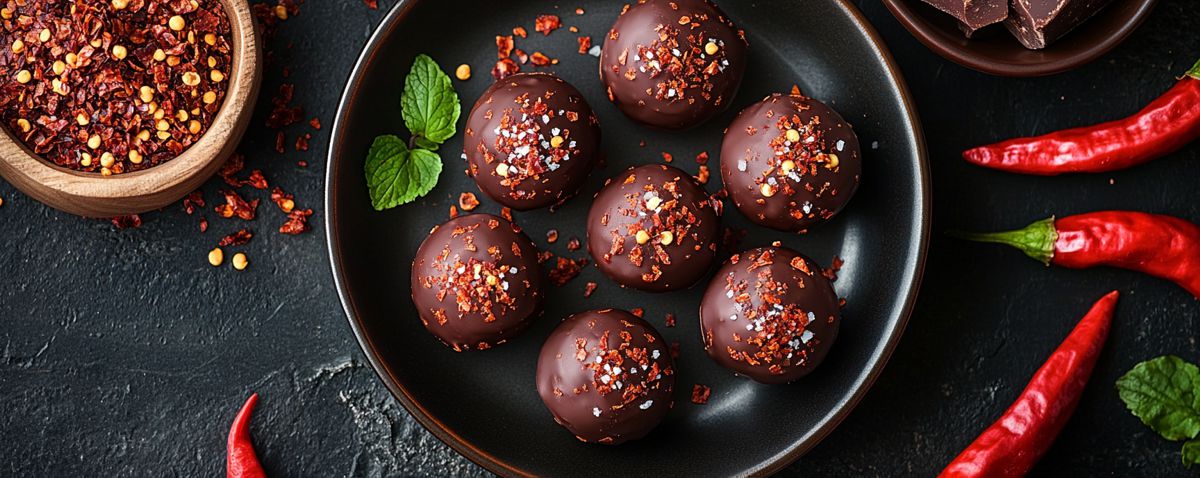 Čokoláda s chilli solí, zdroj: Midjourney