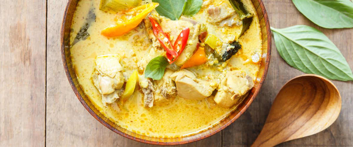 Thajské kari s kokosovým mlékem