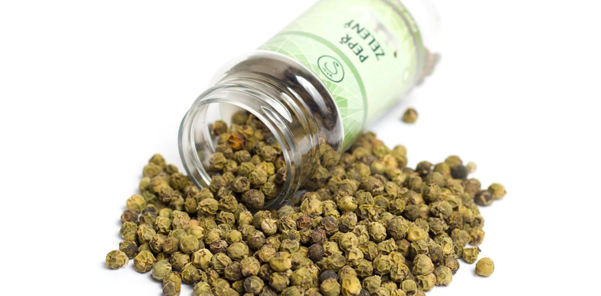 Pepř zelený, Green peppercorns
