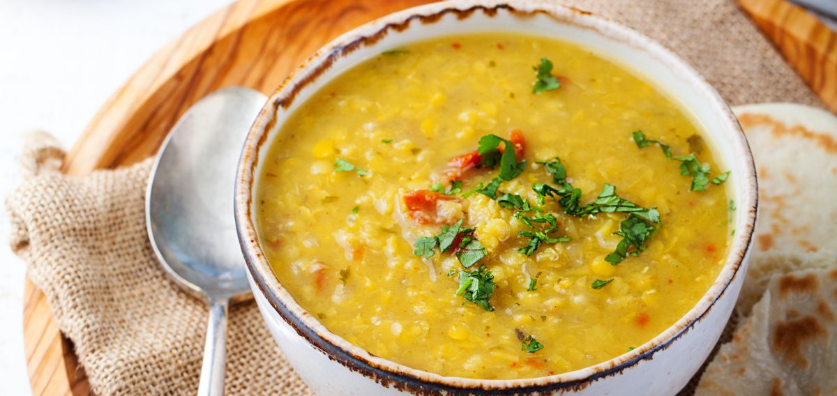 Zeleninová polévka s bylinkami